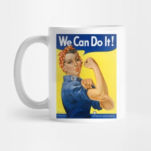 We Can Do It! Rosie the Riveter Vintage WPA Mug